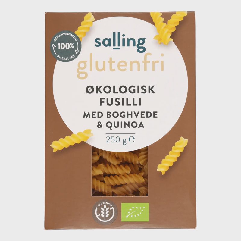 Ekol. FUSILLI makar. su gr. SALL.GLUT., 250 g