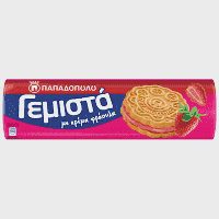 Παπαδοπούλου Μπισκότα Γεμιστά Φράουλα 200gr
