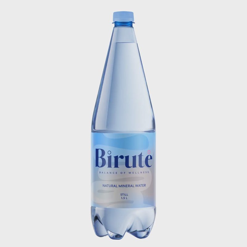 Nat.negaz. mineralinis vanduo BIRUTĖ, 1,5l