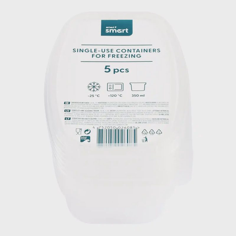 Vienk.indai maist.šald.350 ml,5vnt RIMI SMART