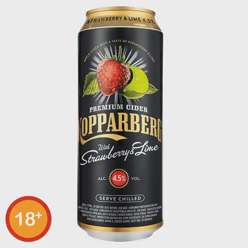 Kopparberg Strawberry & Lime Cider Tin 500ml