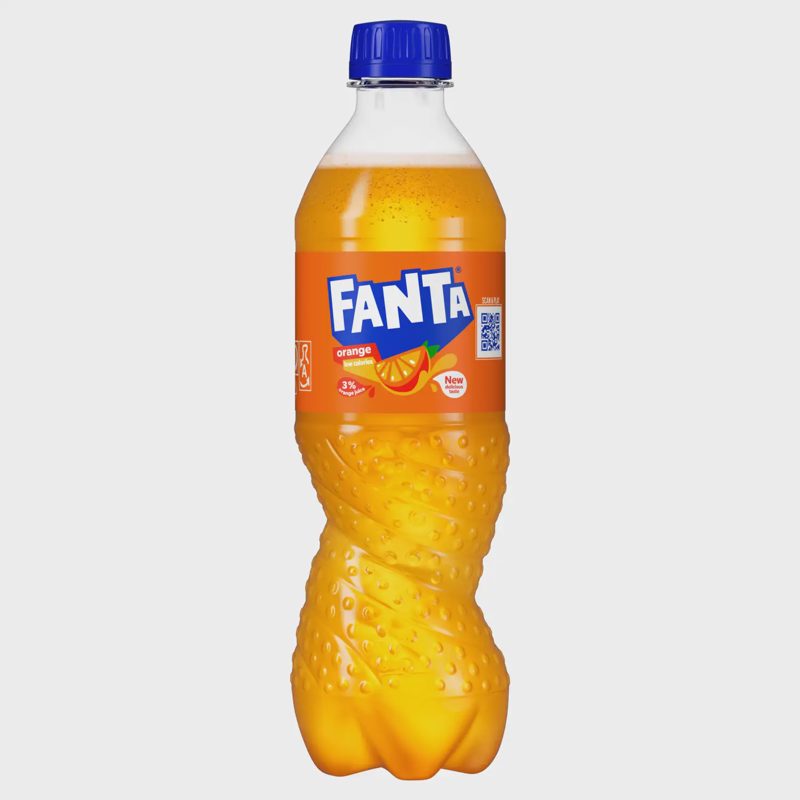 Gazuotas gėrimas FANTA, 0,5l