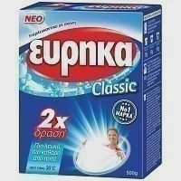 Εύρηκα Υπερλευκαντικό Ρούχων Σκόνη Κουτί 500gr